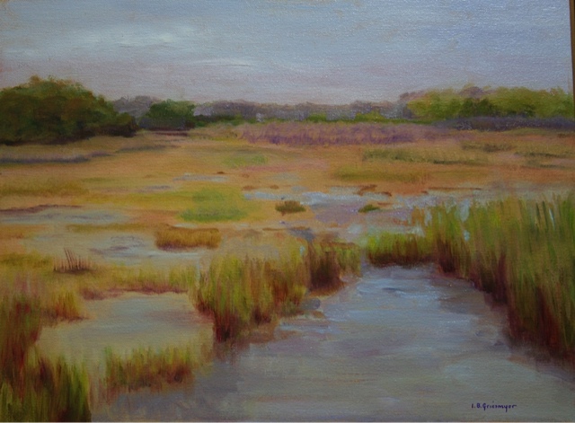 Florida Wetlands - Original oil painting by Isabelle Griesmyer