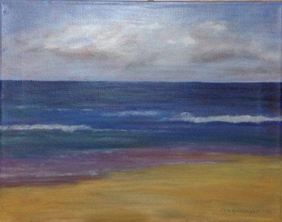 Ocean Scene - Original oil painting by Isabelle Griesmyer