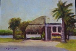 Shack - Original oil painting by Isabelle Griesmyer