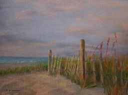 By the Sea - Original pastel painting by Isabelle Griesmyer