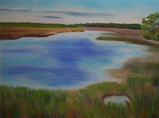 Low Country - Original soft pastel painting by Isabelle Griesmyer