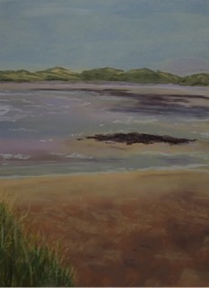 Low Tide - Original pastel painting by Isabelle Griesmyer
